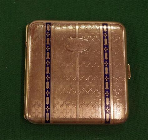 alpacca cigarette case for sale 